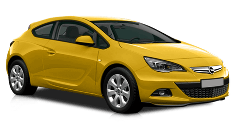 Opel Astra GTC Желтый
